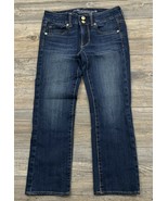 American Eagle Denim Blue Jeans Women&#39;s Size 4 “Artist Crop Super Stretch” - £7.76 GBP