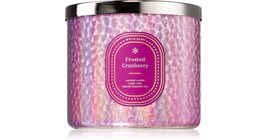 Bath &amp; Body Works Frosted Cranberry candela profumata 411 g - £41.36 GBP