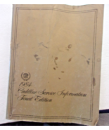 1984 Cadillac Service Information Final Edition Revised7/6/84 - $239.20 MXN