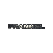 RARE FRANKEL Emblem Decal 6in. Chrome Sticker  - $9.89