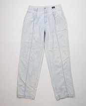Vintage 80s 90s Bugle Boy Mens 34x32 Distressed High Waist Tapered Leg J... - $39.55