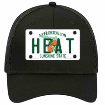 Heat Florida State Novelty Black Mesh License Plate Hat - £22.67 GBP