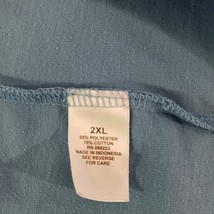 Magellan Outdoors Loose Fit Mens Blue Cotton Blend Short Sleeve T-Shirt Size 2XL image 5