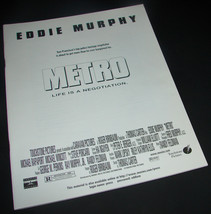 1997 METRO  Movie Press Kit Production Notes Pressbook Eddie Murphy - £11.58 GBP