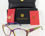 Brand New Authentic COCO SONG Eyeglasses Golden Phoenix Col 3 54mm CV093 - $128.69