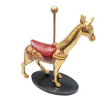 Franklin Mint Carousel Giraffe 24K Gold Plate Majestic Menagerie Figurine - $24.95