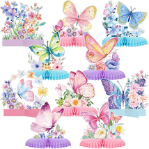 10 Pieces Butterfly Centerpieces for Tables Butterfly Birthday Party Decorations - £11.07 GBP
