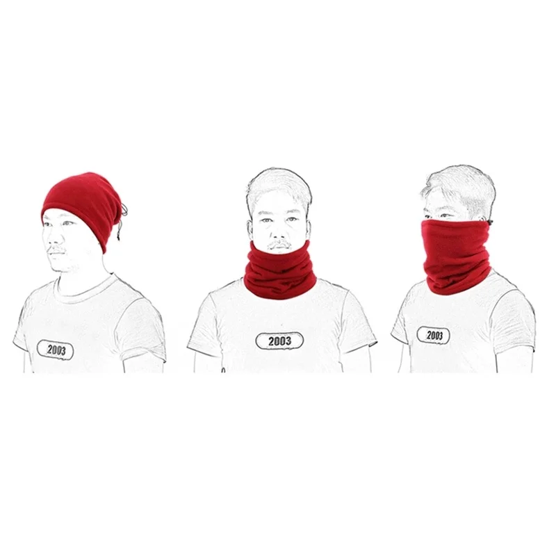 Sporting Polar Fleece Ak Tube Ear Warmer Fishing Skating Running Sporting Scarf  - £23.90 GBP