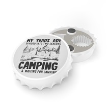 Novelty Custom Bottle Opener with Magnetic Back and Dual Opening Mechanisms (Mat - £13.38 GBP