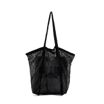MABULA Lightweight Mesh Lined Foldable Beach Shopper Bag Summer Large Capacity H - £31.77 GBP