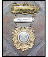 P. of A. Member or Adirondack Dog Sled Races Whitehead &amp; Hoag Company Pin  - €65,37 EUR