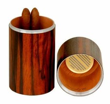 The Cylinder Desk Humidor - Macassar Ebony - £175.85 GBP