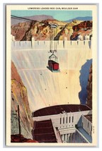 Loaded Box Car Boulder Dam  Nevada NV Arizona UNP Linen Postcard H30 - $2.92