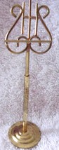 Vintage Dollhouse Minature Adjustable Brass Music Stand - £7.85 GBP