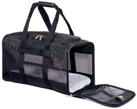 Sherpa&#39;s Pet Trading Company Original Deluxe Pet Carrier Black 1ea/LG - £134.49 GBP