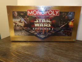Monopoly Star Wars Episode I Collector’s Edition 3D Board Game  1999 Hasbro NIB - £42.14 GBP