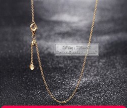 Shine Collection Necklace Chain 18K Gold-Plated Necklace, Chain Length 60CM - £14.00 GBP