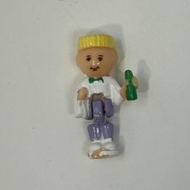 1992 Polly Pocket Doll for 1989 Pool Party Playset - Blond Waiter Bluebird - $14.77