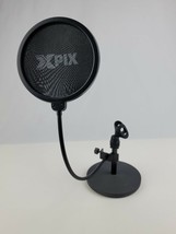 Samson Gooseneck Pop Xpix Filter &amp; microphone stand tabletop weighted base - £24.88 GBP