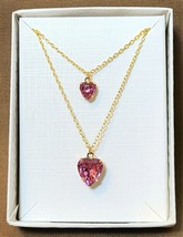 OCTOBER Birthstone Necklaces for 18&quot; DOLL &amp; CHILD with Swarovski Crystals - £11.65 GBP