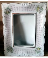 Vintage Lefton Mini Frame 5x4 Inch Floral Patten Holds 2.3 Picture Very ... - $13.49
