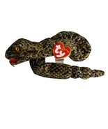 Snake Zodiac Retired TY Beanie Baby 2000 PE Pellets Excellent Cond Brown - £7.47 GBP