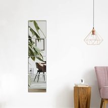 Full Length Wall Mirror Tiles, Glassless Mirror For Children, Acrylic,, 4 Pcs.. - $33.96