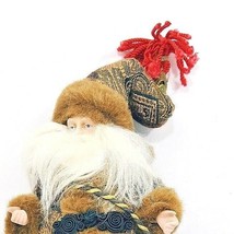 Macys Holiday Lane Russian Santa Figurine 9 1/2 Tall - £18.45 GBP
