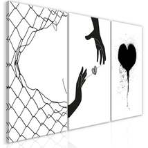 Tiptophomedecor Stretched Canvas Nordic Art - Heart - Stretched & Framed Ready T - $99.99+