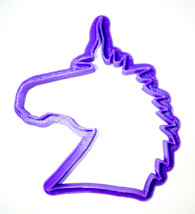 Unicorn Head Magical Horse Animal Cookie Cutter 3D Printed USA PR319 - £2.38 GBP