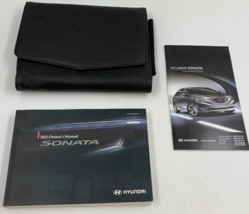 2012 Hyundai Sonata Owners Manual Handbook Set with Case OEM I01B30012 - £14.13 GBP