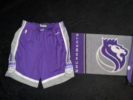  Sacramento Kings Team Issued Game Worn Shorts Size 48 XL 100% Authentic... - £99.36 GBP
