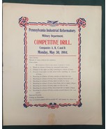 1904 MAY antique PENNSYLVANIA INDUSTRIAL REFORMATORY MILITARY DRILL CO A... - £51.33 GBP