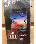 Houston Texas NFL Garden Flag 12.5&quot; x 18&quot; NIP Super Bowl 2-Sided Souvenir - $13.63