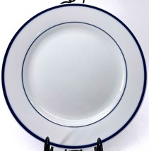 Oneida Maitre D&#39; Individual 11&quot; Dinner Plate Blue Bank Around Edge, Blue... - $14.84