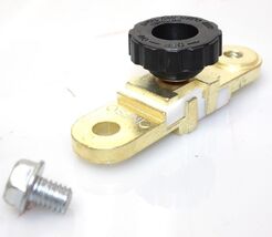 Side Mount Auto Battery Brass Terminal  Master Disconnect Kill Cut Off S... - $166.86 MXN