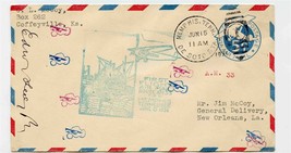 1931 First Flight Air Mail Cover AM 33 Memphis to New Orleans Louisiana - £7.91 GBP