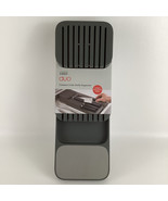 Joseph Joseph Duo Compact 2 Tier Knife Organizer Grey Space Saving Holde... - $29.72 CAD