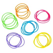 144 Jelly Bracelets Rainbow Neon Colors Birthday Party Favors Gifts Prizes Toy - £10.05 GBP