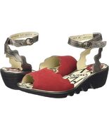 Fly London PINE192FLY Sz 5 M (Y) Big Kids Girls Leather Ankle Strap Sand... - $98.18 CAD