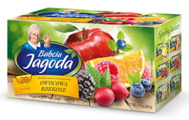 Grandma's Tea *Ceaiul Bunicii* MULTIFRUIT 20 Tea Bags Made in Poland - $5.99