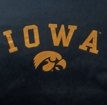 T Shirt University of Iowa Hawkeyes Athletics Football Adult Size L Large - $15.00