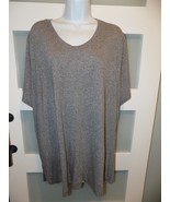 Tek Gear DRYTEK Heathered Gray SS Lightweight Shirt Size 3X Women&#39;s - $285.12 MXN