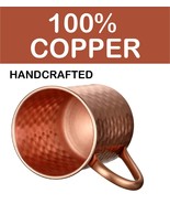 Handcrafted Copper Moscow Mule Mug Gift – Glossy Finish Cocktail Cups - $17.46