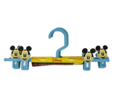 VINTAGE 1987 DISNEY JR SKIRT TROUSER BLUE MICKEY MOUSE CLOTHING HANGER C... - $28.50