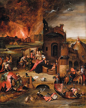 Hieronymus Bosch 1450 1516 The Temptation of Saint  Anthony 1516 - £30.55 GBP+