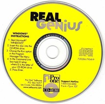Real Genius (PC-CD, 1997) for Windows 3.1/95/98 - NEW CD in SLEEVE - £4.01 GBP