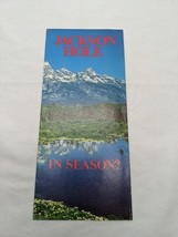 Vintage Jackson Hole Wyoming Travel Brochure - $18.30 CAD