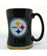 2014 Pittsburgh STEELERS Coffee Cup Mug Boelter brands NFL Black Yellow - $14.95