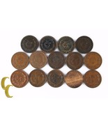 1914-1935 Mo Mexico 5 Centavos Lot (G-AU, 14 coins) Cinco Five 5c KM-422 - $5,292.97 MXN